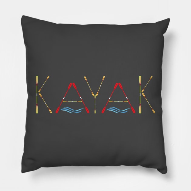 Kayak Pillow by TeesForThee