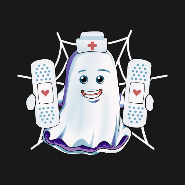 Nurse Ghost Plaster Halloween Costume by TheTeeBee