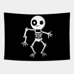 Funny skeleton Tapestry