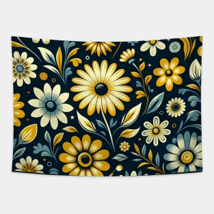 Yellow Flowers Tapestry