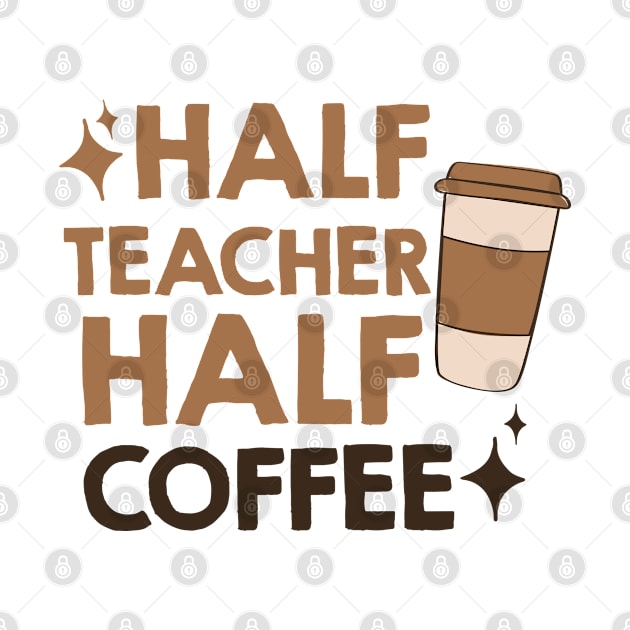 half coffee half teacher by AdelDa19