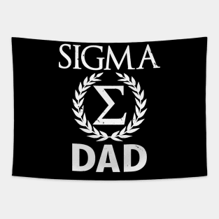 Sigma Dad Sigma Male Gift For Father's Day Tapestry