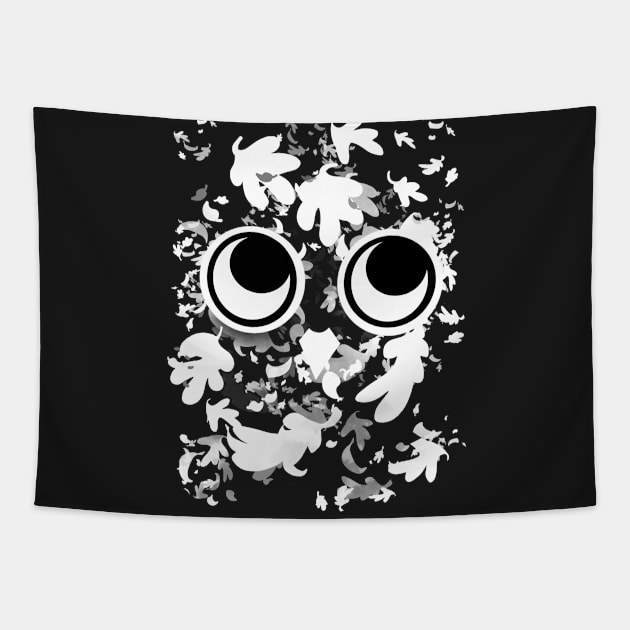 Owl in the Dark Tapestry by Clarmeleon