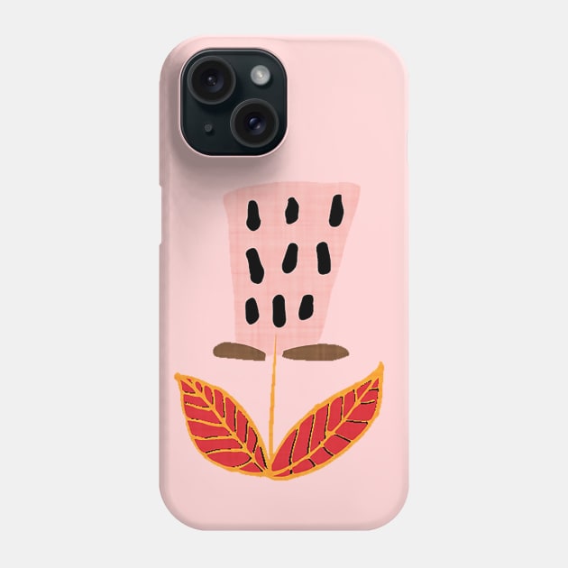 Mid century modern Tulip Phone Case by bruxamagica