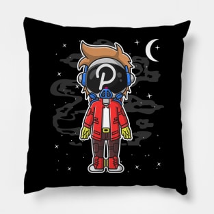 Hiphop Astronaut Polkadot DOT To The Moon Crypto Token Cryptocurrency Wallet Birthday Gift For Men Women Kids Pillow