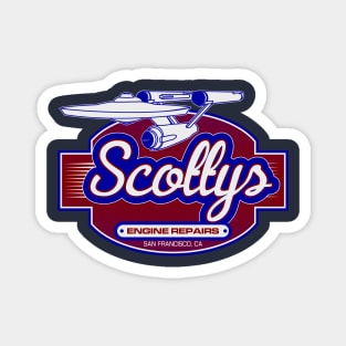 Scotty's Engine Repair Magnet