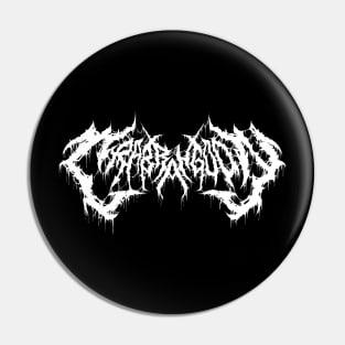 CRAB RANGOON death metal logo Pin