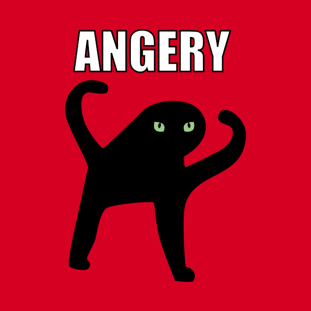 Angery as Heck Cat Meme by Sashen