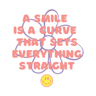 A Smile Is A Curve T-Shirt