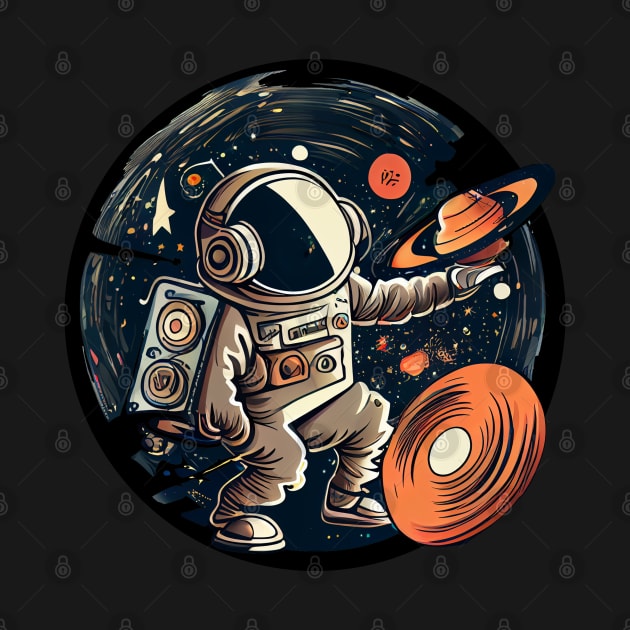 Cosmos and astronaut cartoon art #cosmos by JBJart