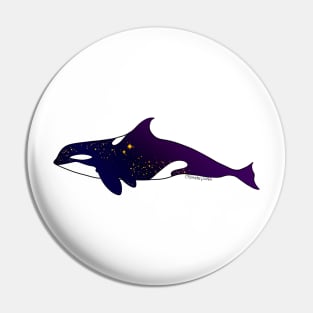 Space Orca Pin