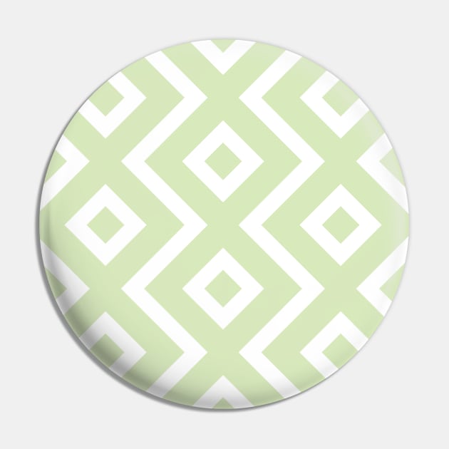 Mint Green Diamond Pastel Color Pattern Pin by Punmade