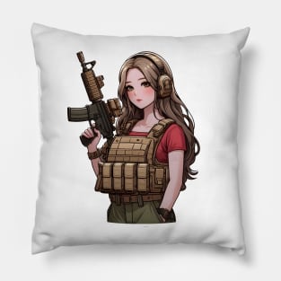 Tactical Girls' Frontline Pillow