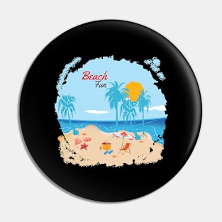 Beach Fun Pin