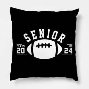 Graduate Senior Class 2024 Graduation Football Player Pillow