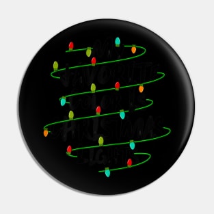 my favorite color is christmas lights Pin