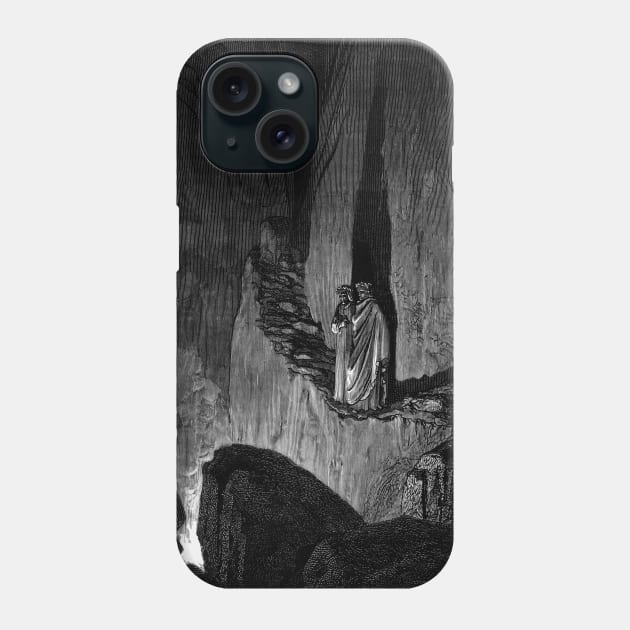 High Resolution Gustave Doré Illustration Virgil Addresses the False Counselors Phone Case by tiokvadrat