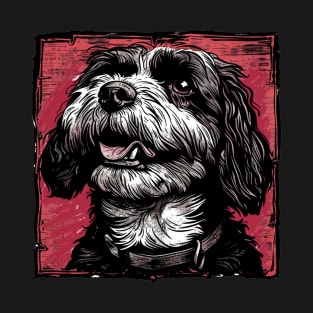 Retro Art Havanese Dog Lover T-Shirt