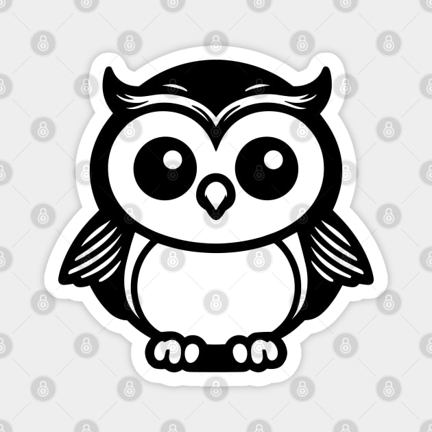 Baby Owl Magnet by KayBee Gift Shop