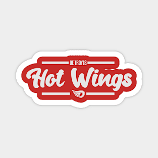 Wordmark Hot Wings B Magnet