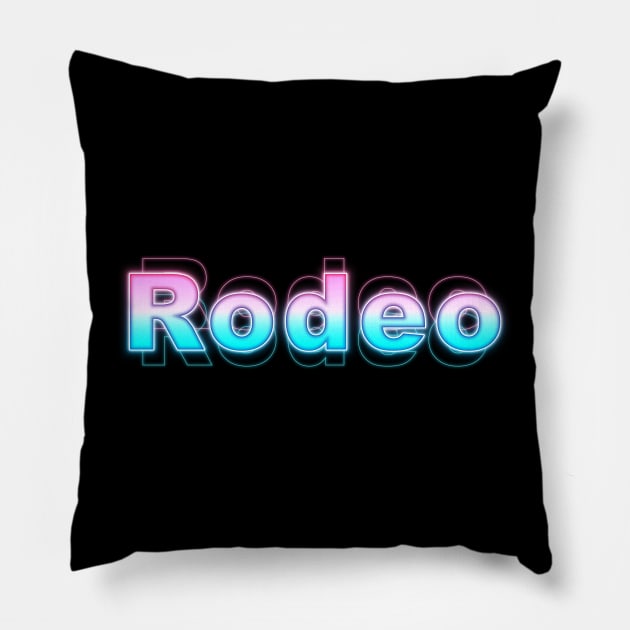 Rodeo Pillow by Sanzida Design