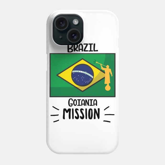 Brazil Goiania Mormon LDS Mission Missionary Gift Idea Phone Case by TruckerJunk