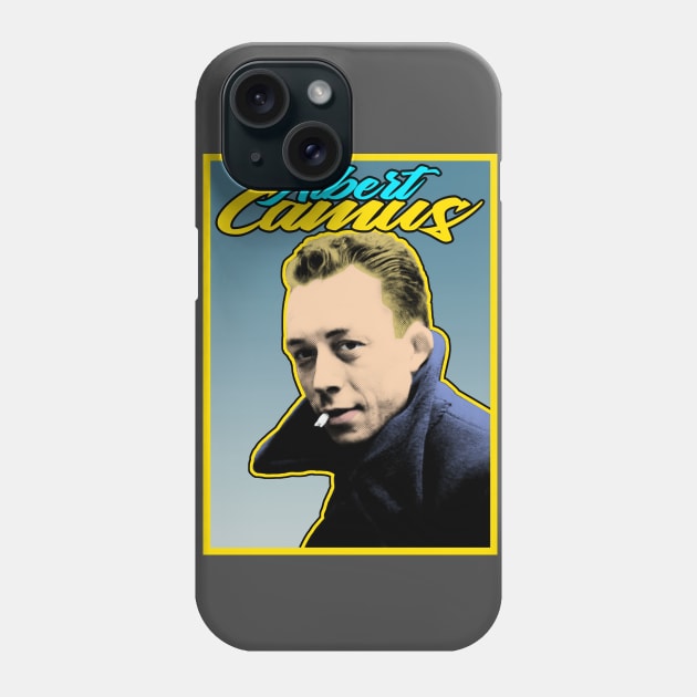 Albert Camus Existential Pop-Art Phone Case by DankFutura