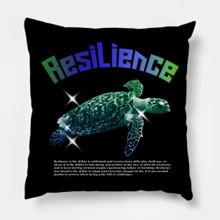 Sea turtle : Surviving Against the Odds Pillow