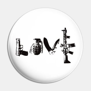 gun firearms love Pin