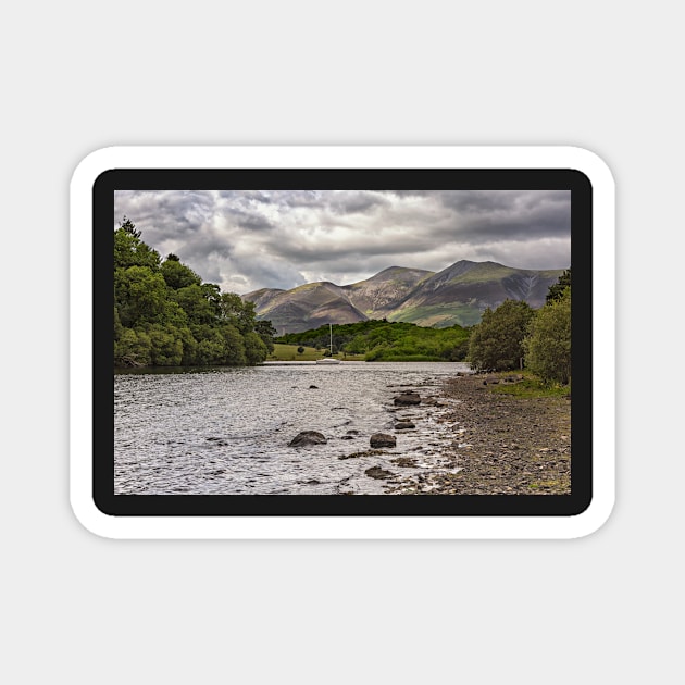 Derwentwater towards Skiddaw Range Magnet by Reg-K-Atkinson