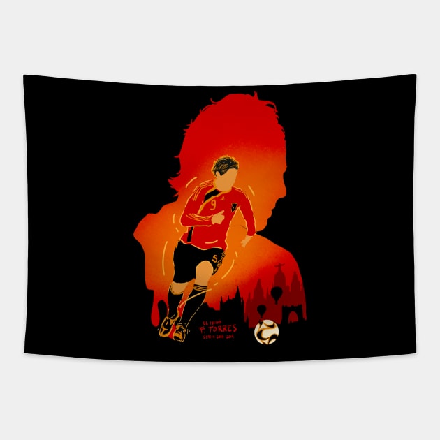 El nino Torres Tapestry by BAJAJU