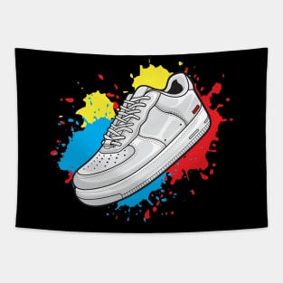 Force Retro White Sneaker Tapestry