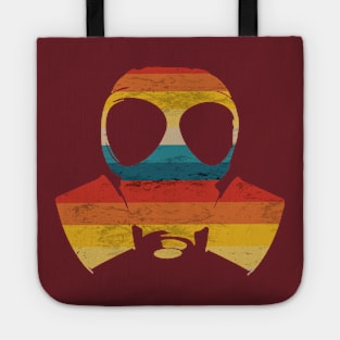 Vintage Retro Gas Mask Tote