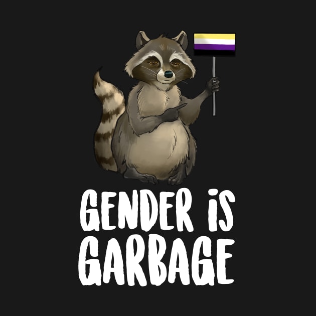 Gender Is Garbage Raccoon by Eugenex