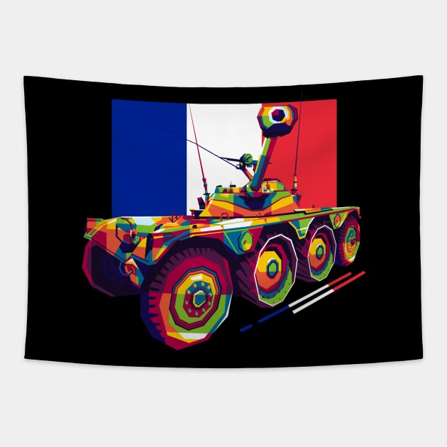 Panhard EBR Tapestry by wpaprint