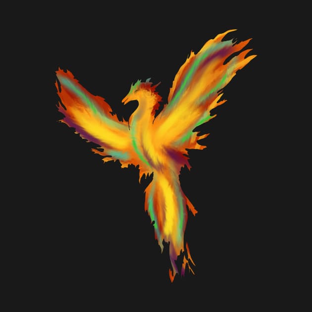 Abstract Phoenix by xaxuokxenx