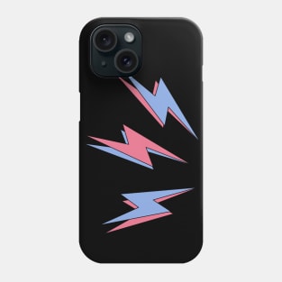 Lightning Bolts (Blue & Red) Phone Case