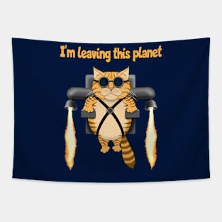 Cool Cat Design Tapestry