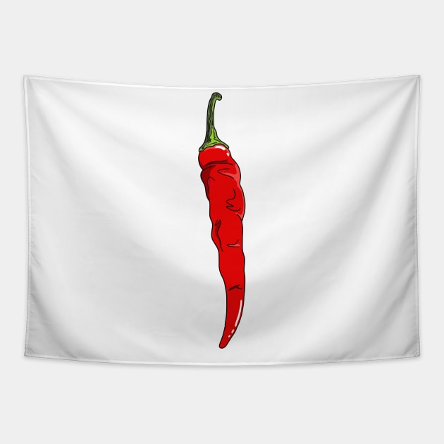 Chili Pepper Tapestry by MojoCoffeeTime