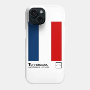 Tennessee Flag // Original Aesthetic Colors Artwork Design Phone Case