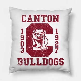 Canton Bulldogs Pillow