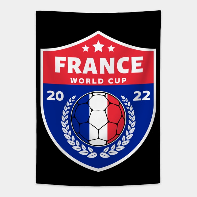 France World Cup Tapestry by footballomatic