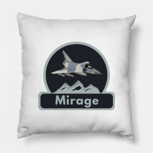Mirage French Jet Fighter Pillow