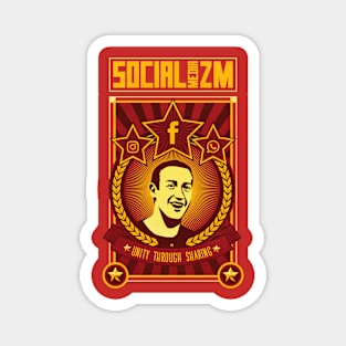 Social Media Socialism Magnet