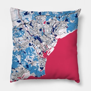 Cardiff - United Kingdom MilkTea City Map Pillow