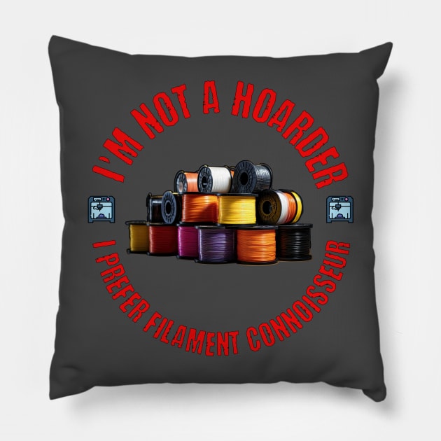 Filament Connoisseur Pillow by ZombieTeesEtc