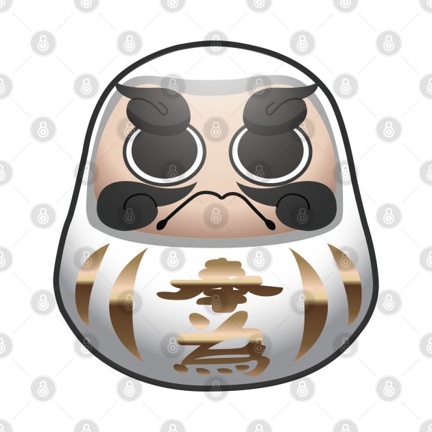 Daruma_White by Petites Choses