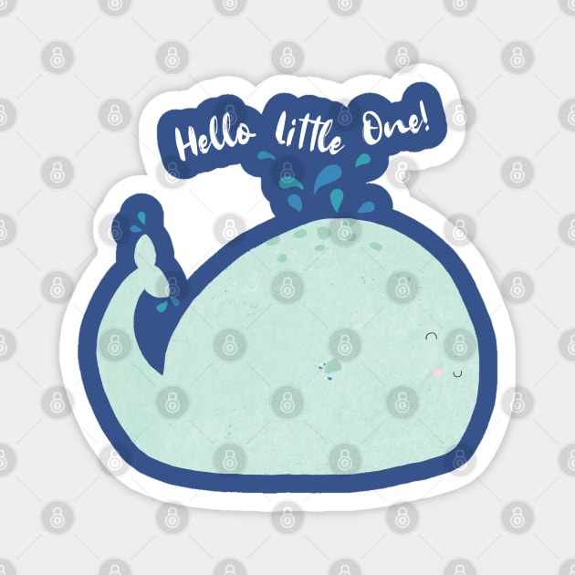 Hello Little One Magnet by coryreid_illustration