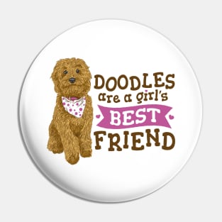 Doodle Dog Pin