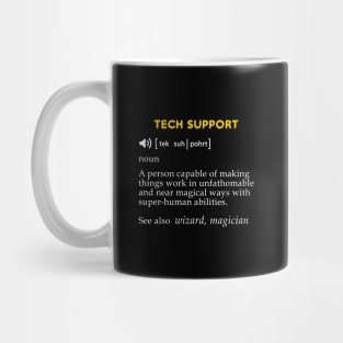  Tech Support Definition Mug - Funny IT Computer Geek